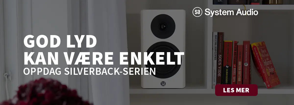 System Audio Silverback trådløstmusikksystem av høyeste kvalitet